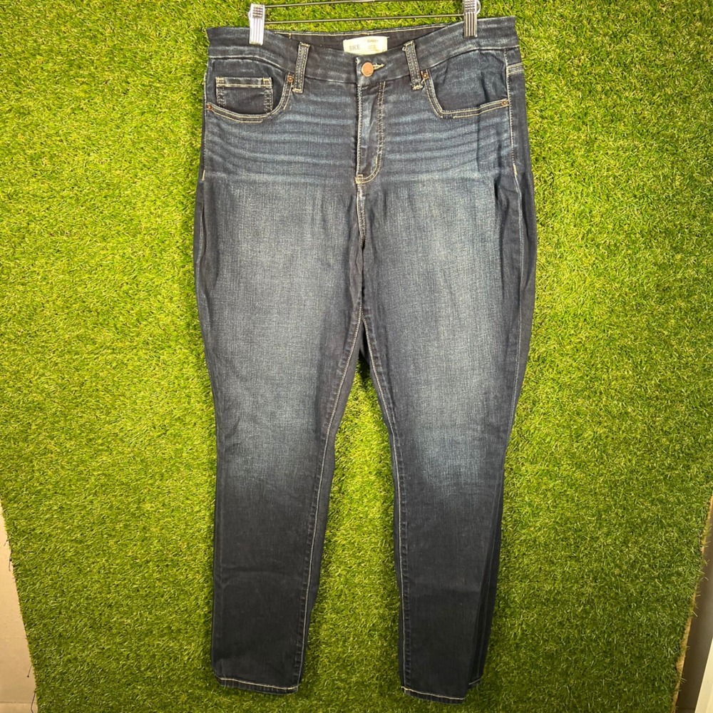 BKE Gabby Curvy Fit High Rise Classic Skinny Jeans Dark Wash 28x32 Stretch